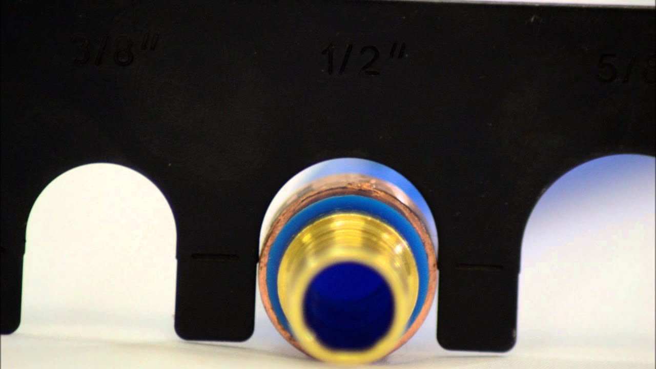 PEX tubing installation - YouTube