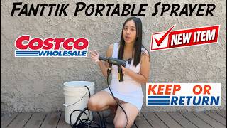 COSTCO Fanttik K200 Portable Sprayer Washer - KEEP or RETURN?