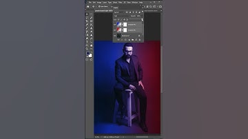Duel Light Effect in Photoshop 2022 – Shorts Photoshop Tutorial #shorts
