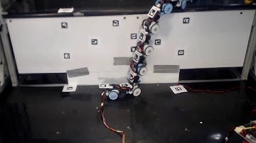 Flipping over of a snake robot when traversing a large step