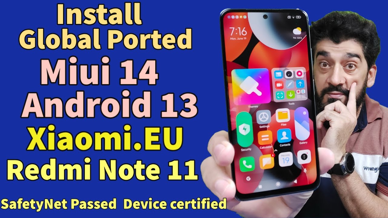 Install Miui 14 Android 13 Xiaomi EU On Redmi Note 11 Global Ported ...