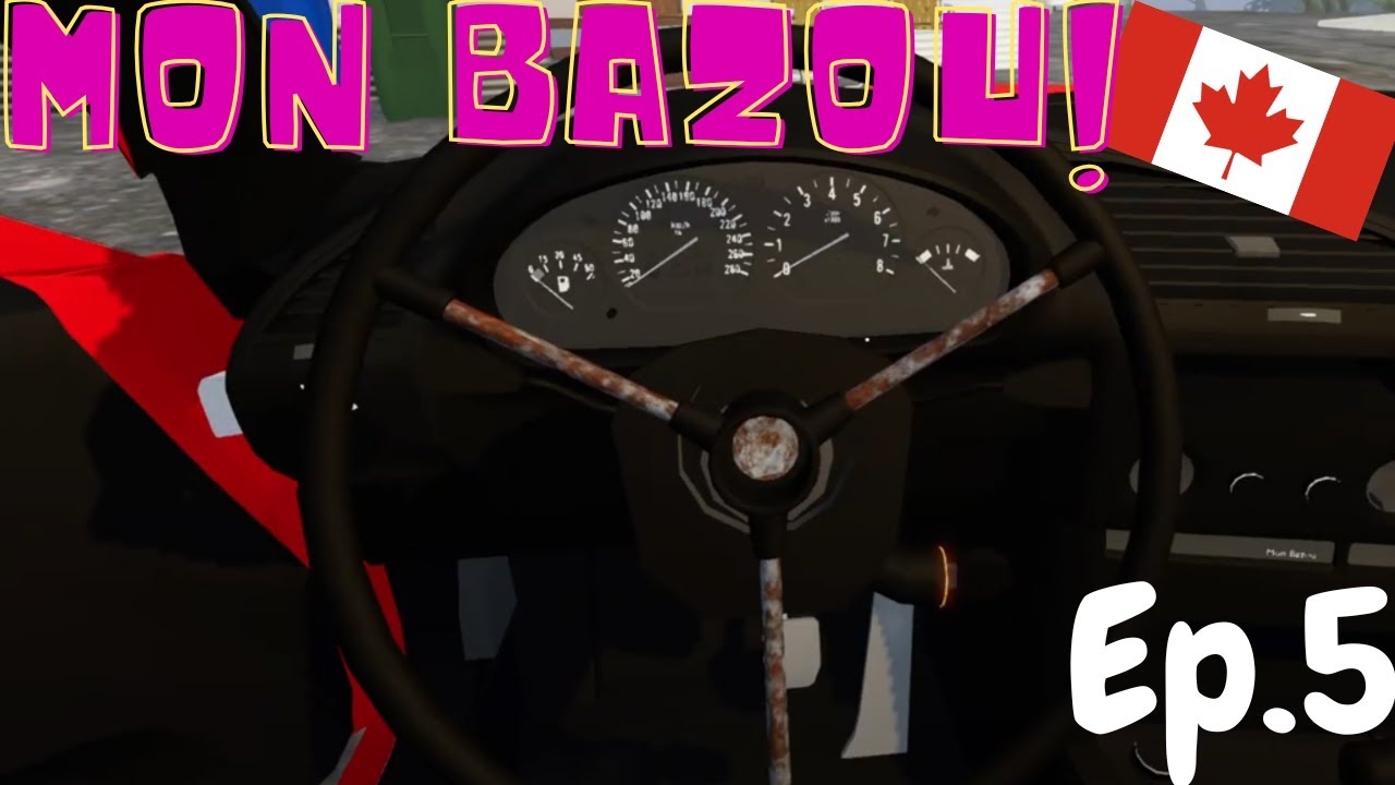 I put a SCHOOL BUS WHEEL on my RUSTY car!-Mon Bazou ep.5