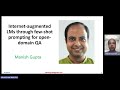 Internet augmented language models through few shot prompting for open domain question answering