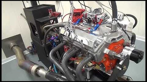 SBC 523HP 383 STROKER ENGINE DYNO RUN FOR JOHN HEIMANN BY WHITE PERFORMANCE AND MACHINE