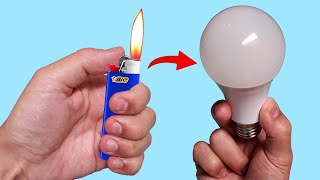 Take a Common Lighter and Fix All the LED Lamps in Your Home! How to Fix or Repair LED Bulbs Easily!