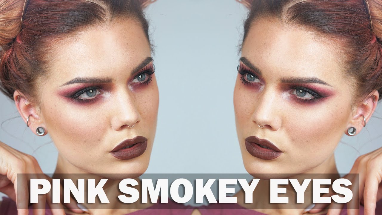 How To Do Pink Smokey Eyes Linda Hallberg Tutorial YouTube