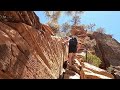 Trail d'Angel's landing, Zion Park, Utah, USA  25 mai 2022