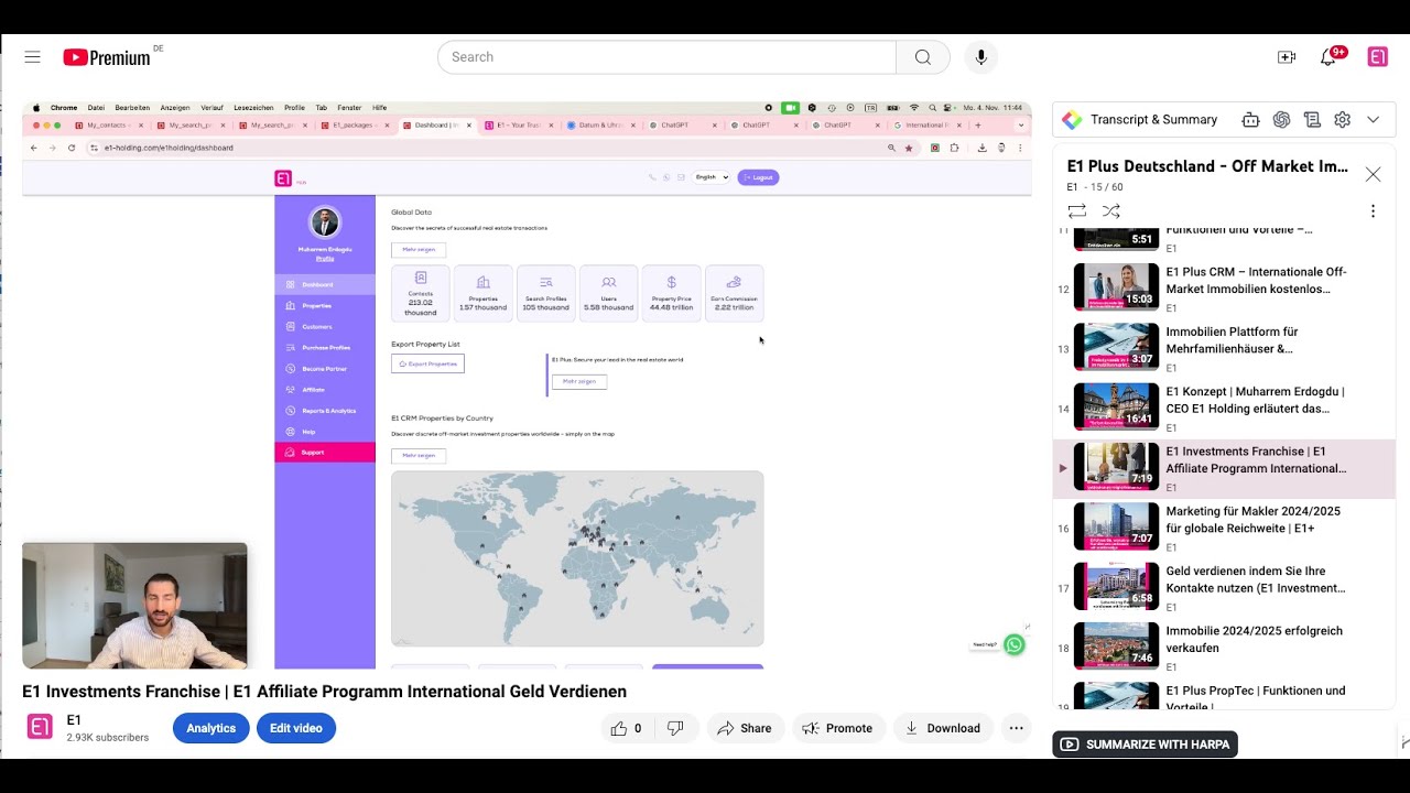 Sichere dir deine Zukunft 2026: Geld verdienen mit E1 Franchise, Deals & digitalen Beteiligungen