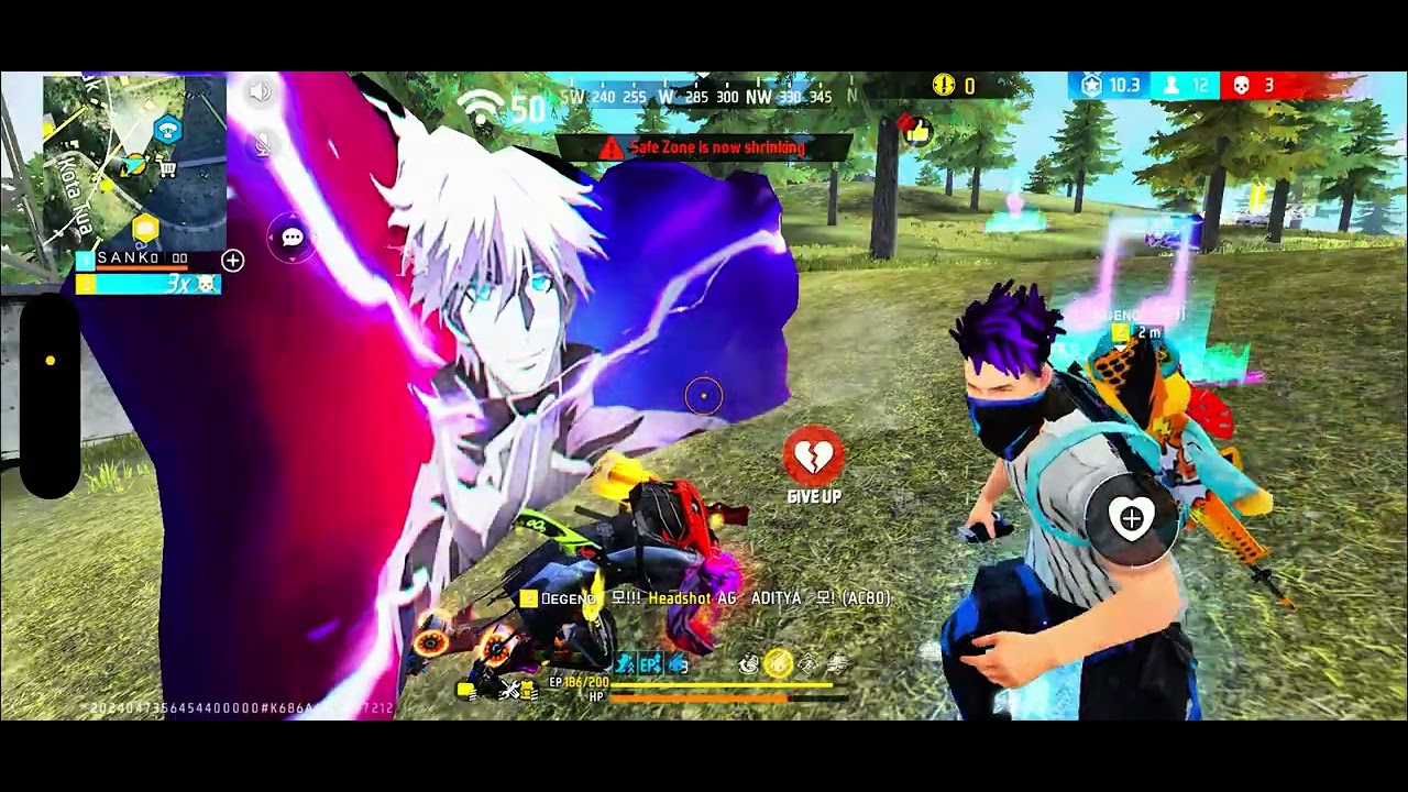 7 KILLS IN AUG AND UMP ! BEST FREE FIRE GAMEPLAY ! DUO VS SQURD !  ANIKET AND LEGEND ! FREE FIRE MAX