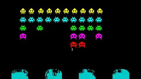 Invaders Artic Computing  Sinclair ZX Spectrum HYPERSPIN NOT MINE VIDEOSEurope