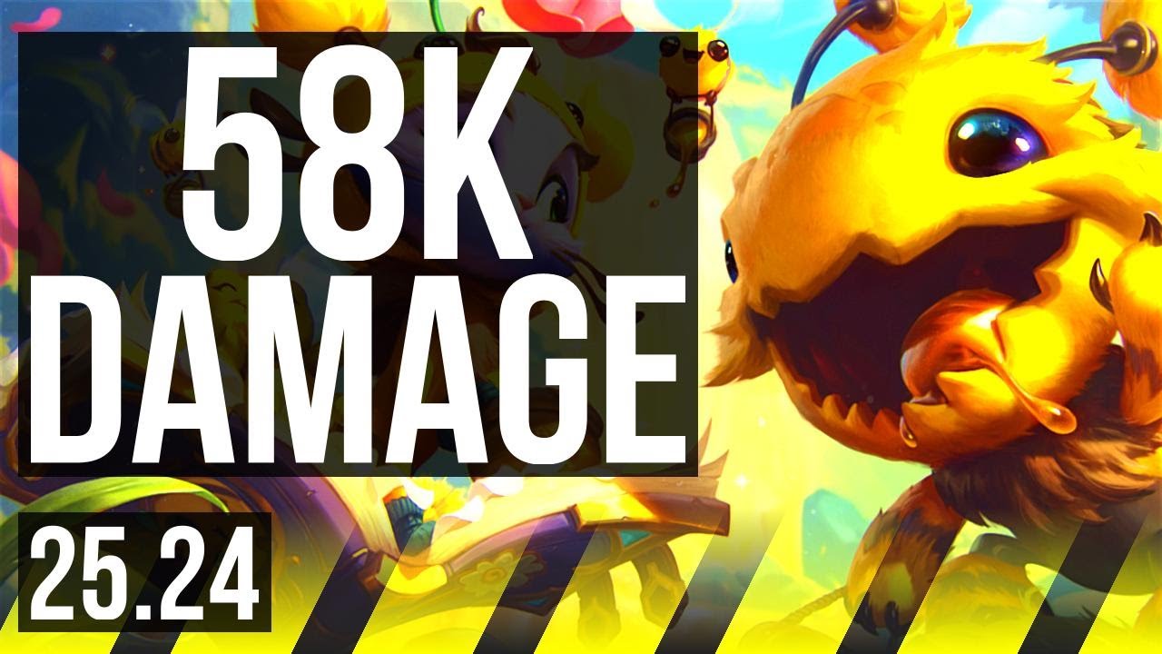 KOG'MAW & Sona vs JHIN & Swain (ADC) | 58K damage | EUW Master | 25.24