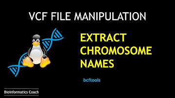bcftools query command |  Extract and  view chromosome names in a VCF file