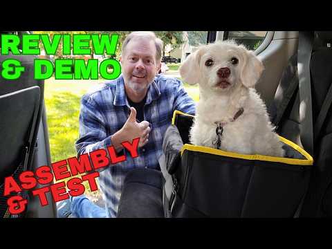 ASSEMBLY &amp; DEMO - PETSFIT Small Dog Car Seat Review