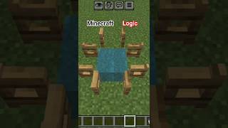 Minecraft Logic be like 😭🔥💯 #minecraft #viral #minecraftlogic
