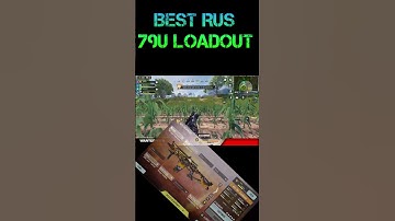 RUS Zero Recoil + Hip fire RUS-79U Gunsmith Build! BEST for CODMBR  RUS79U Best Attachment #shorts