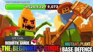 The Beginner's Guide! Mutant Plant Base Defense Rebirth, Codes Roblox!  Mutant Plant Base Defense