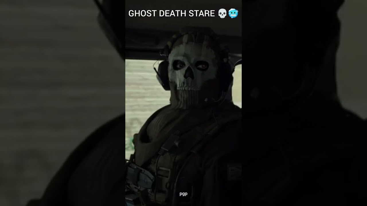 Ghost staring at Soap inside the FAKE TAXI, Ghost Staring / Ghost Gaze (MW2)