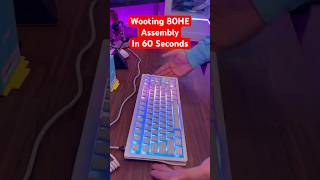 Wooting 80HE Assembly in 60 Seconds #wooting #wooting80he