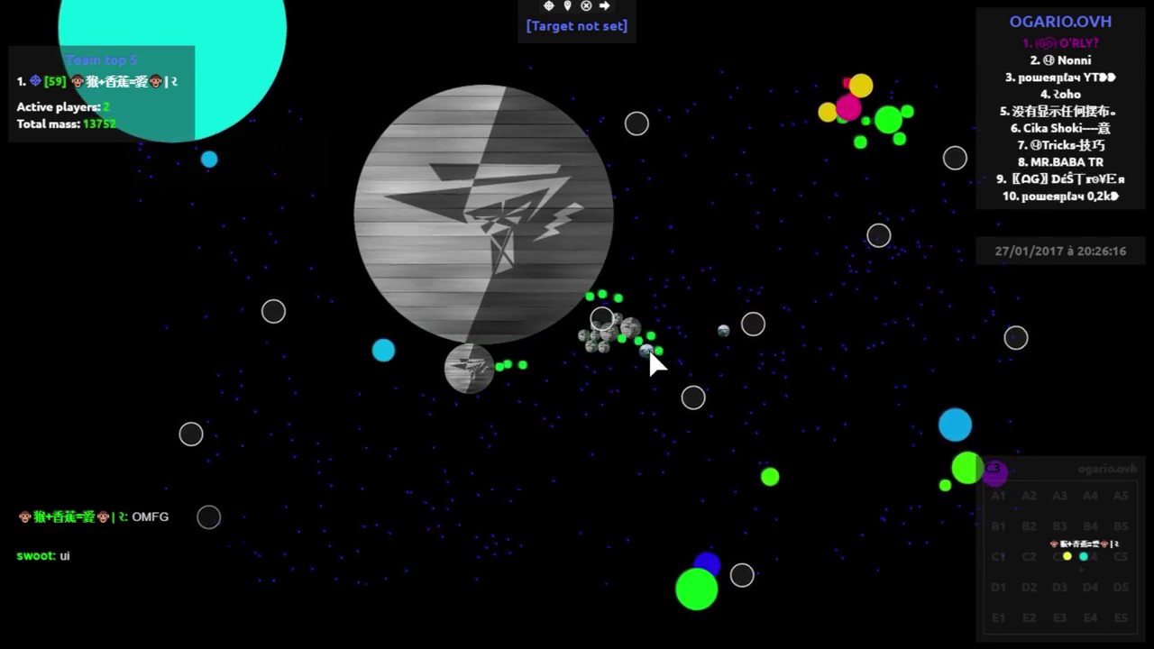 Agar.io - Georgio and Monkey duo takeover #8