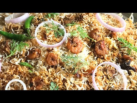 video Prawns biryani recipe prawns dum biryani recipe, Worldwide Recipes Prawns biryani recipe prawns dum biryani recipe