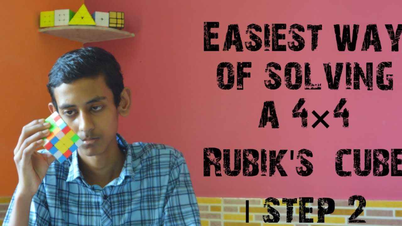 Come on let's solve it | Easiest way of solving a 4×4 Rubik's cube ...