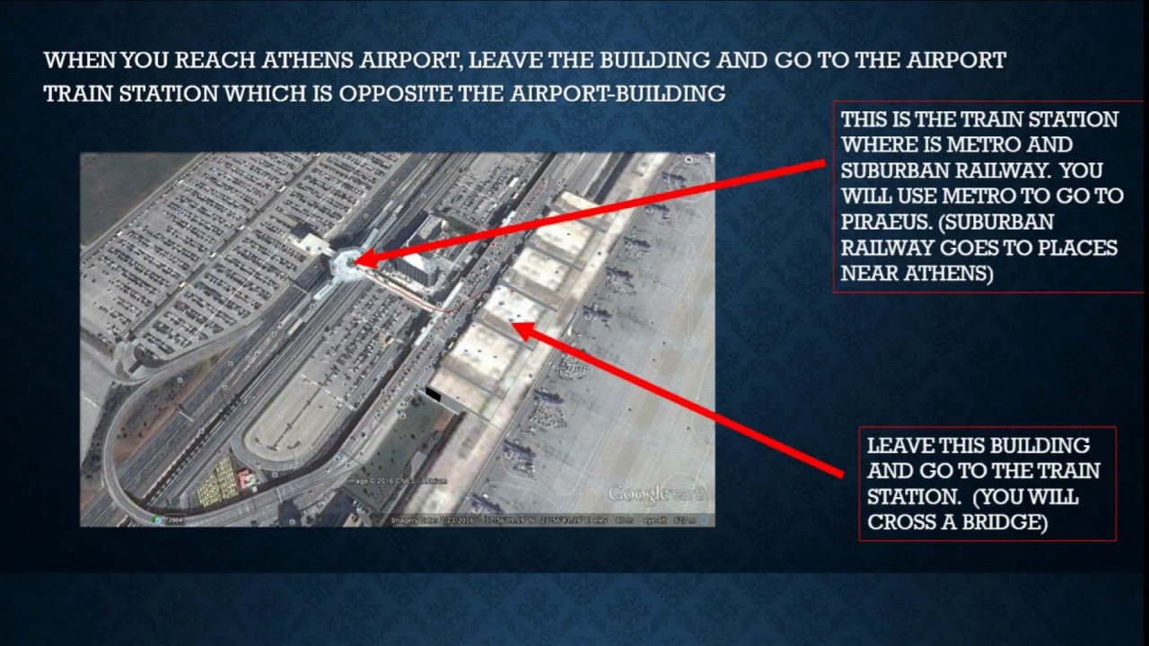 How to go from Athens International Airport to the Piraeus port using Metro