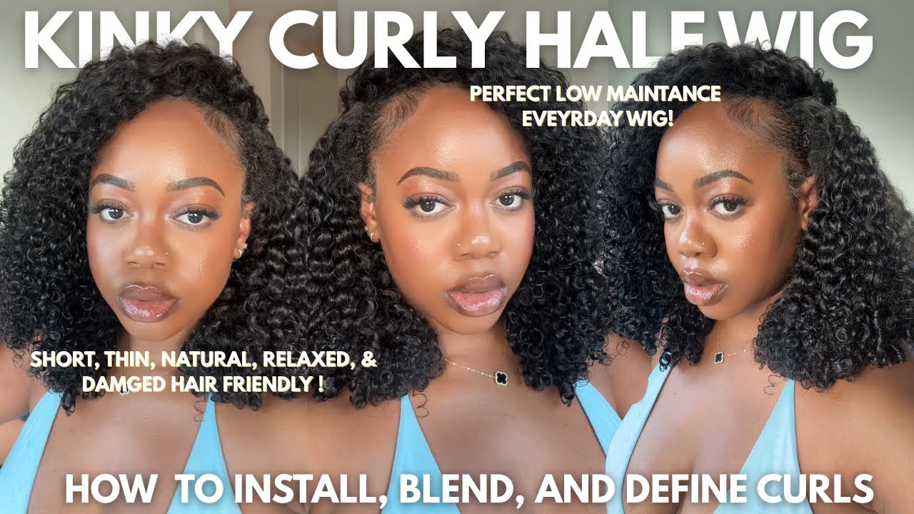 easy-kinky-curly-half-wig-instal-short-thin-4c-hair-blending-and-curl