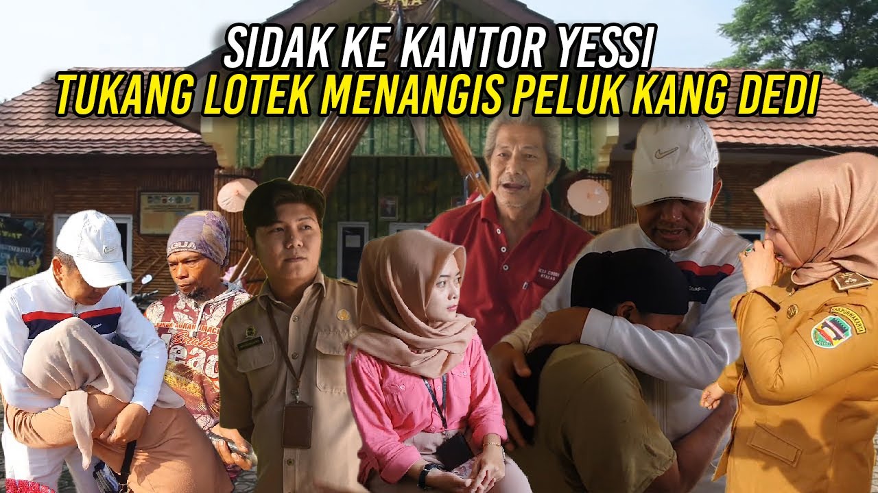 TANGIS PASUTRI PENGGUNA NOMOR PALSU-PELUKAN TUKANG LOTEK SAAT BERKUNJUNG KE KANTOR YESSI