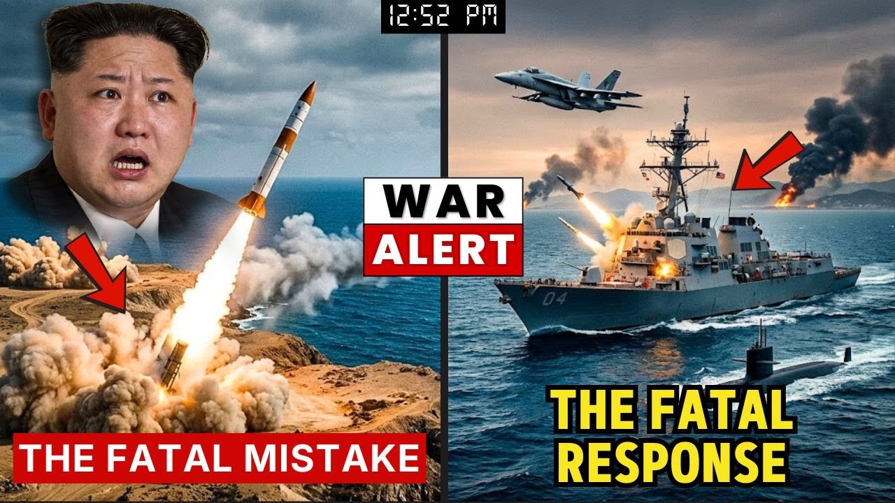 North Korea Fired 2 ICBMs at a US Destroyer, Intercepted in Space — NORTH KOREA VS US