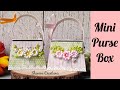 Mini Purse Box/ Cute Paper Purse