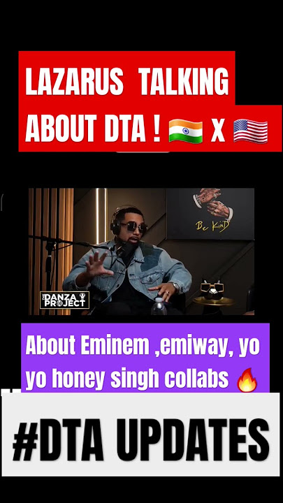 EMIWAY HONEY SING AND EMINEM INVOLVEMENT IN DTA FT. @LazDetroit #emiway #eminem #honeysingh #DTA