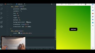 ASMR Programming - Button Design with html and CSS -No Talking
