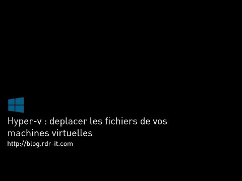 Vidéo: Comment déplacer une machine virtuelle d'un cluster vers Hyper V ?