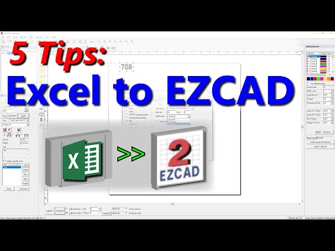 EZCAD2: How to Pull Data from Excel for Laser Marking