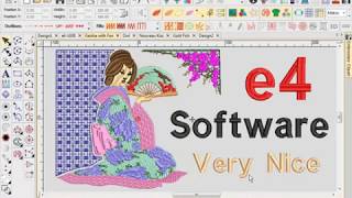 e4 Embroidery Design Tutorial Wilcom stdio e4 software e4 Software Free Download