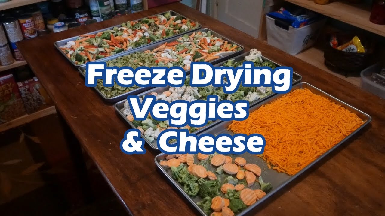 Freeze Drying Veggies & Cheese Pantry Stock YouTube