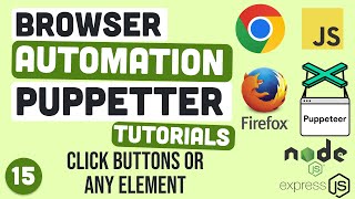 Click Button or Any Element | Puppeteer #15 | Urdu & Hindi
