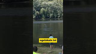Lomba Lempar Batu di Air #viral #faktaunik