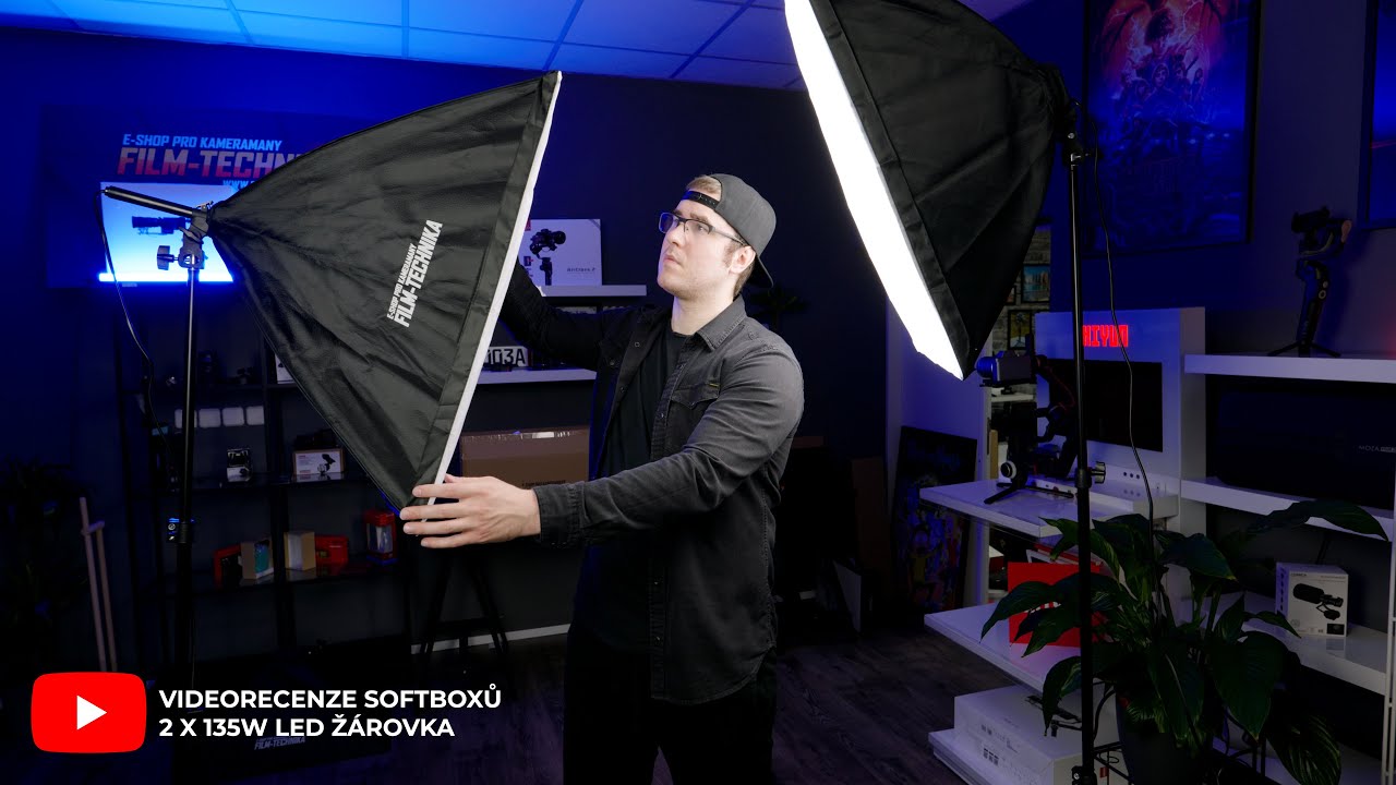 LED Video Licht Mit Stativ - 2,8m Studio Beleuchtung Für Fotografie
