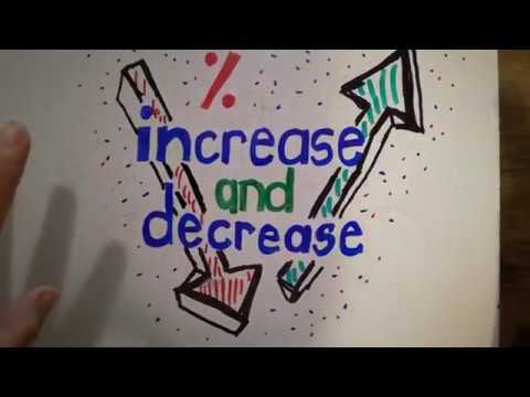 Percentage increase and decrease