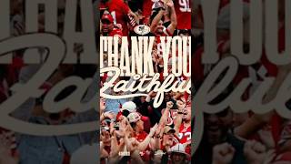GREAT SEASON! THANK YOU 🙏🏾We will be back #49ersfaithful #49ers #nine rfaithful #ninernation