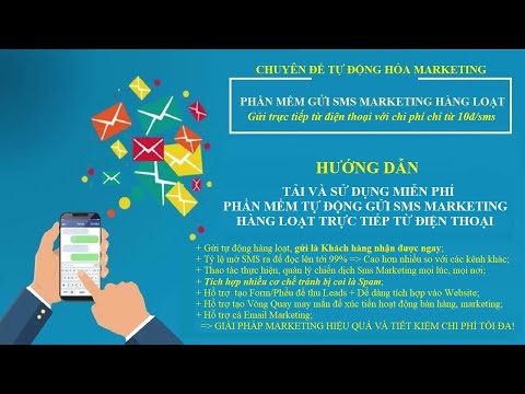 Video Hướng dẫn sử dụng phần mềm sms marketing miễn phí - youtube