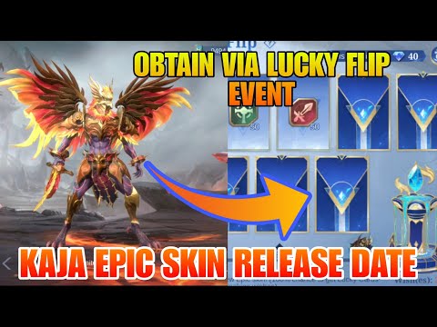 Upcoming New Epic Skin Kaja Via Lucky Flip Event Release Date Revealed | MLBB  @sofieofficialmobilelegends3304