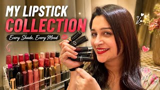 My Lipstick Collection| Which one looks best on me? Bataiye? New Farshi Designs !