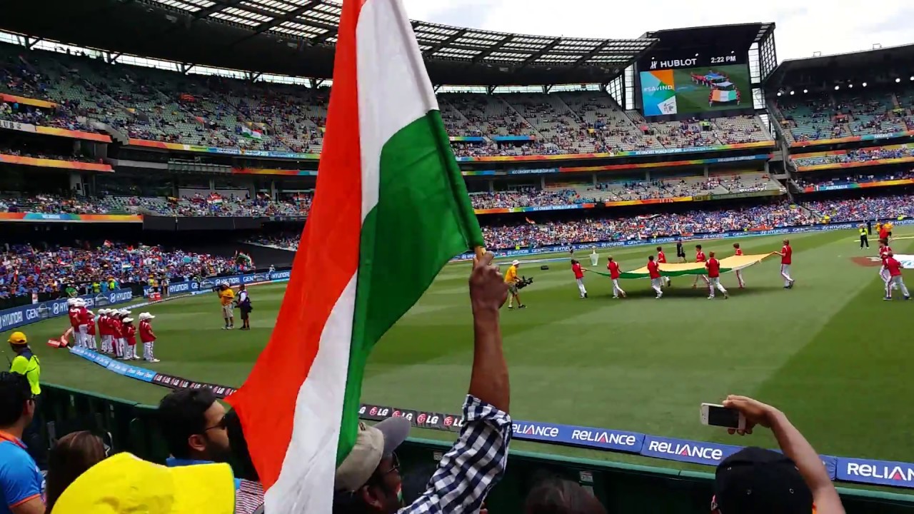 Amazing view of India vs. South Africa Cricket World cup opening Ceremony at MCG 2015 - YouTube