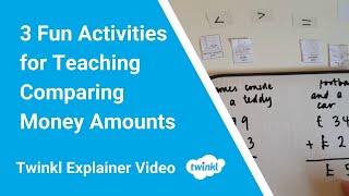 3 Fun Activities for Teaching Comparing Money Amounts
