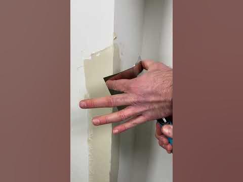 Ако искате да шпакловате по-бързо и по-красиво външните ъгли - YouTube