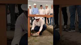 Peletakan batu pertama GOR SMA 2 Lamongan