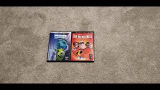 Space Mountain And Indiana Jones Adventure With Monsters Inc 2002 Dvdthe Incredibles 2005 Dvd