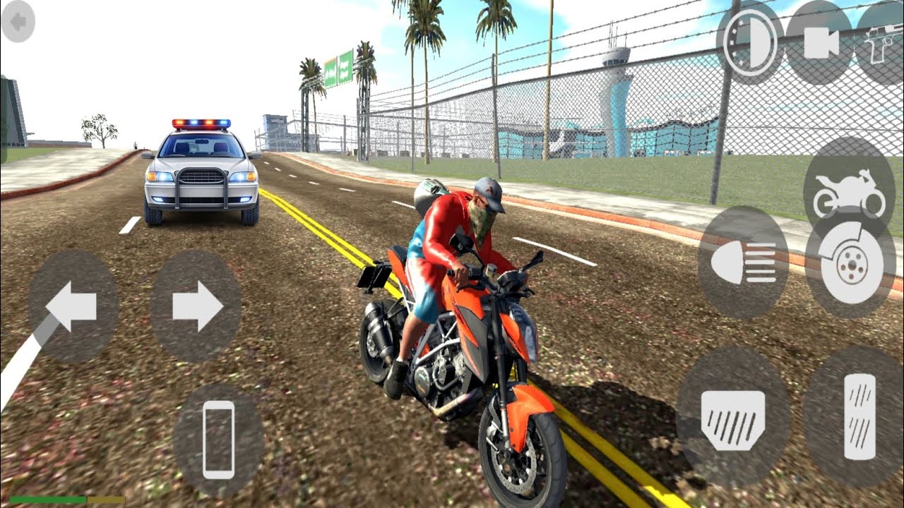 Indian bikegame 3d android games for bike 3d VS police man 🚓#viral #games 